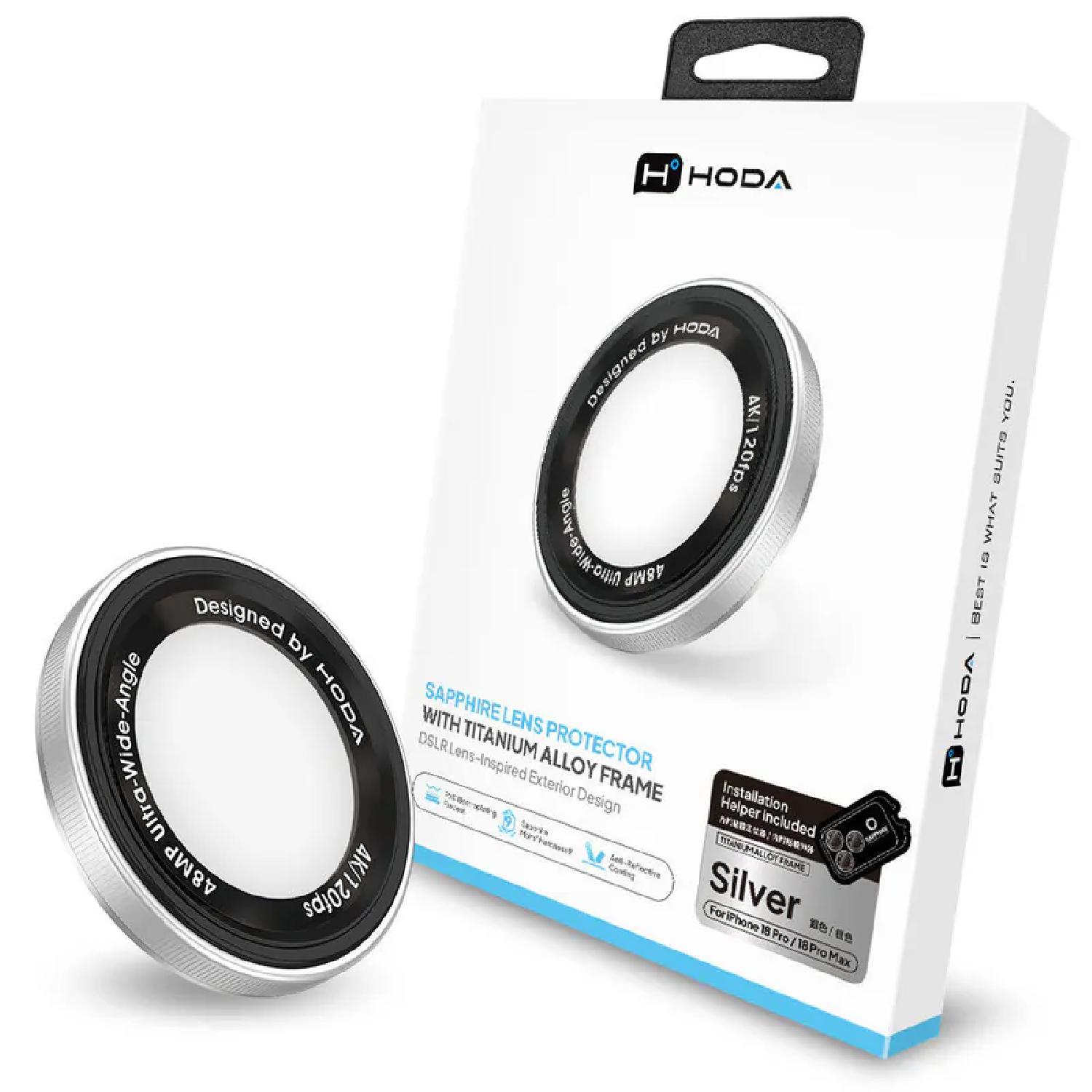 Dán bảo vệ camera Hoda Sapphire MONOCULAR - iPhone 18 Pro Max / iPhone 18 Pro 6.3