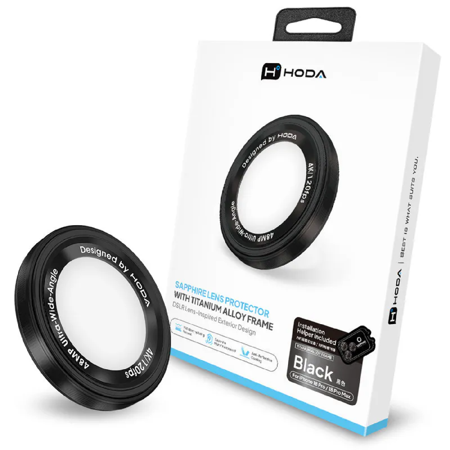 Dán bảo vệ camera Hoda Sapphire MONOCULAR - iPhone 18 Pro Max / iPhone 18 Pro 6.3