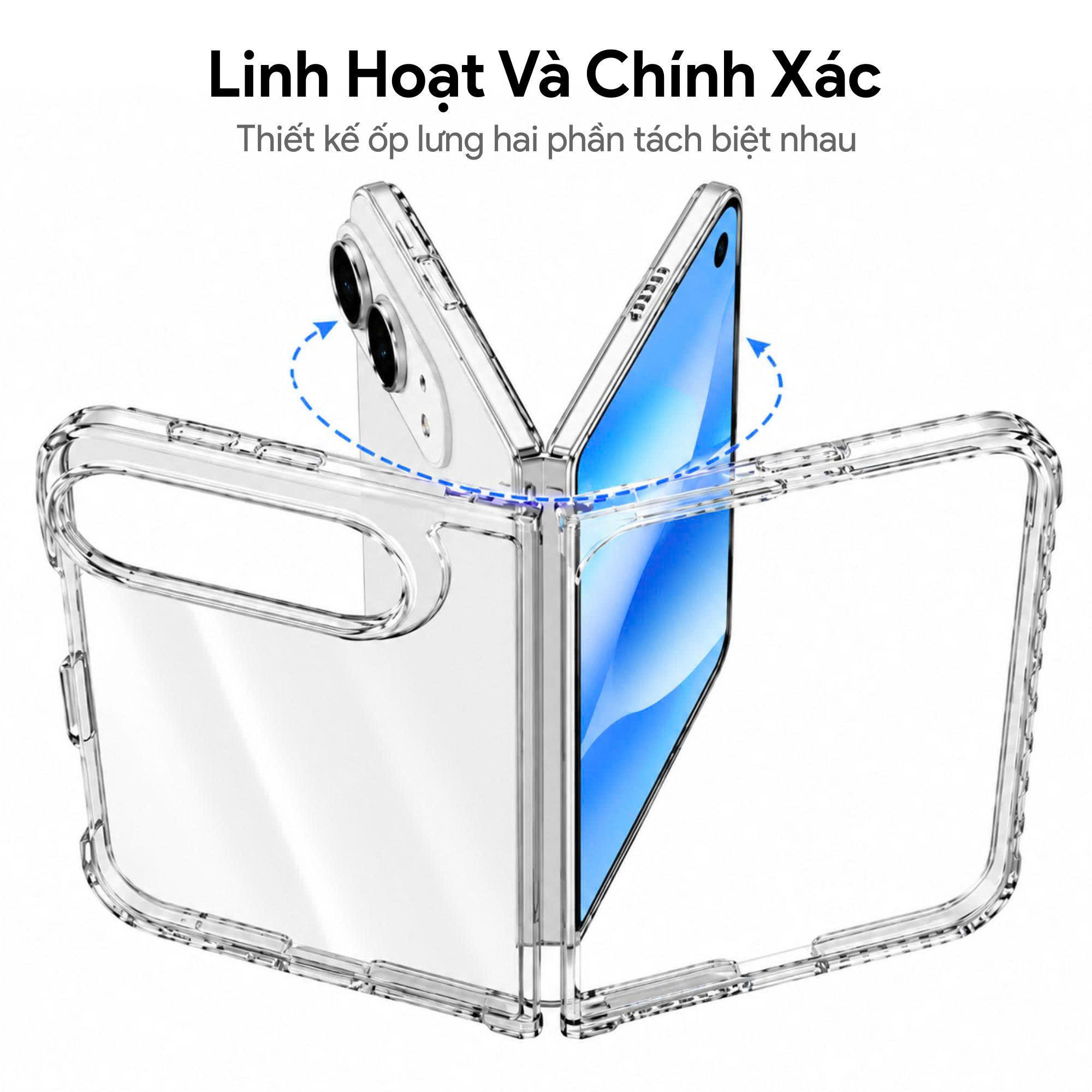 Ốp dẻo DEKEY MAGIC COVER ULTRA CRYSTAL iPhone DUO