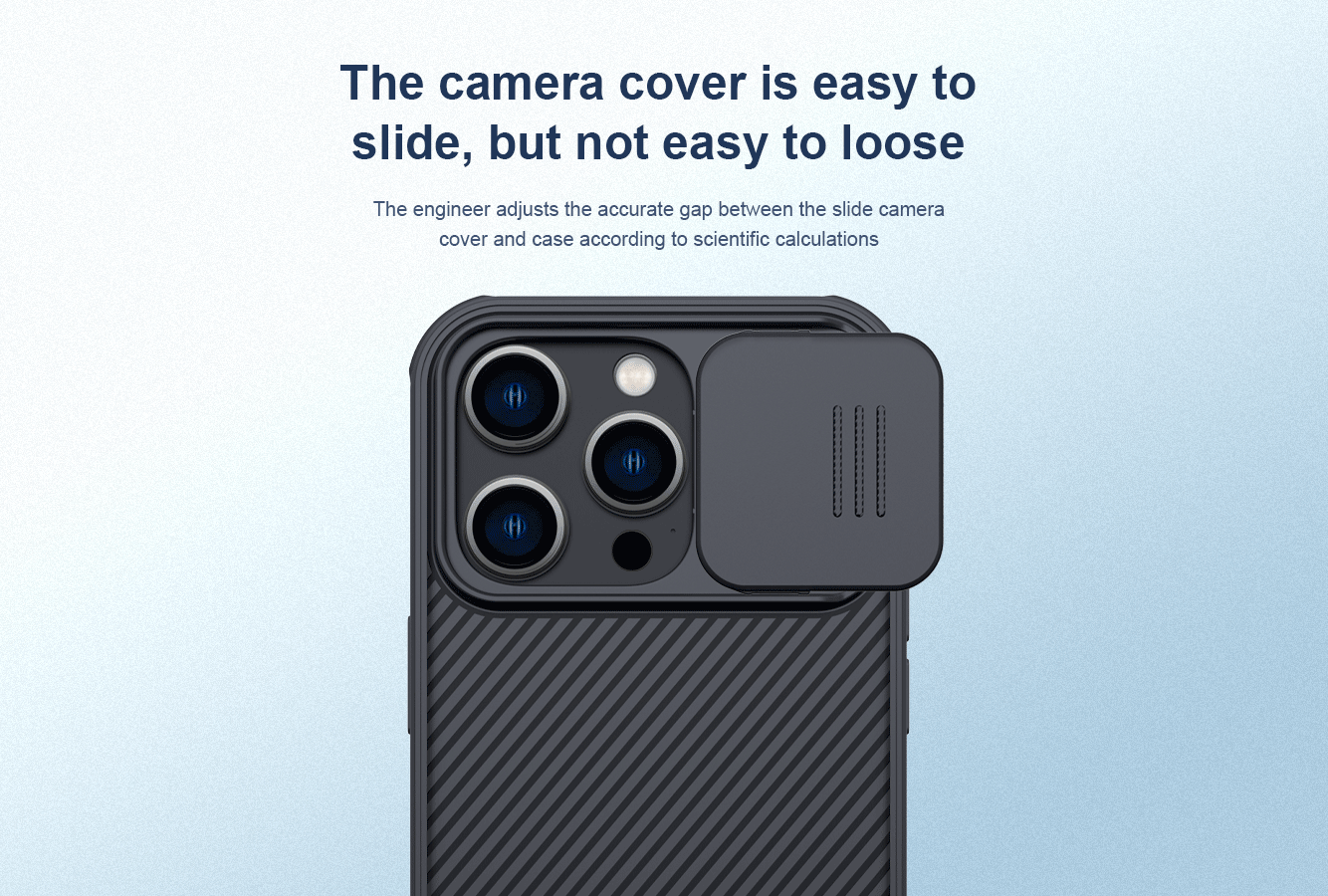 Ốp lưng iPhone 15 Pro 6.1" - Nillkin Camshield (bảo vệ camera)