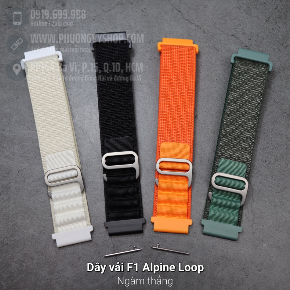 Dây vải F1 Alpine Loop ngàm thẳng (20mm-22mm)